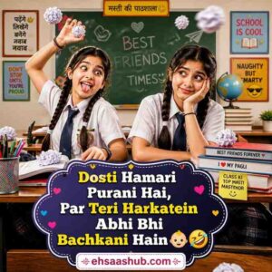 Funny Friendship Shayari In Hindi